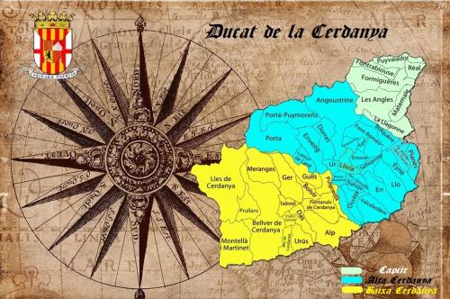 Ducat mapa Cerdanya